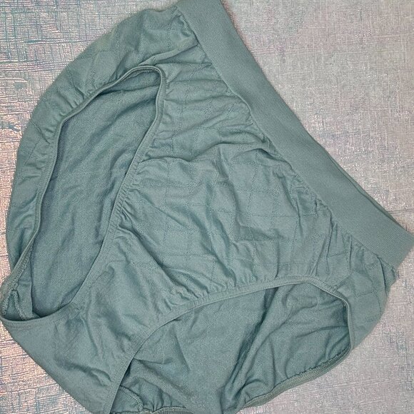 VTG Bali 100% Nylon Seamless Hi-Cut Brief SZ. 6/7 NWOT SeaFoam Green - Picture 2 of 5